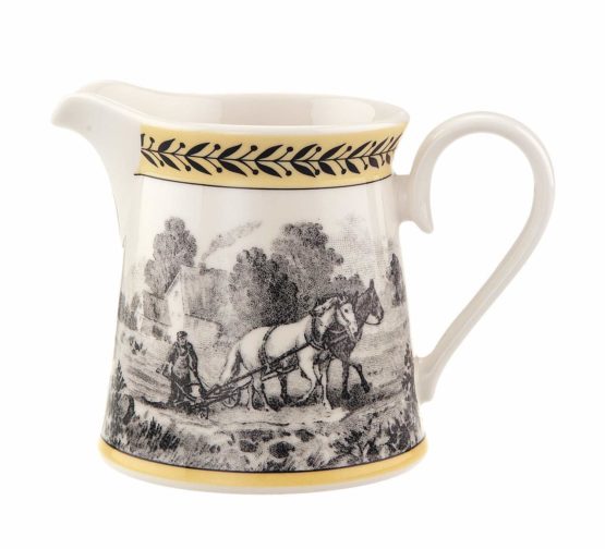 Villeroy & Boch Audun Ferme Creamer, 300 ml, Height: 8.6 cm, Premium Porcelain, White/Multicolour, 0.3 Litre