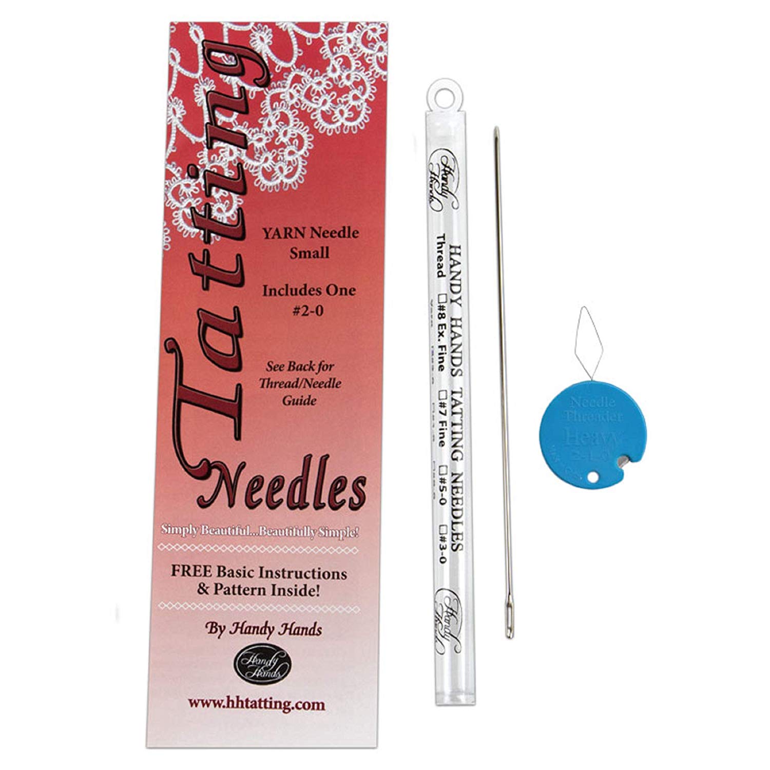 Handy Hands Tatting Needle For Yarn-#2-0, Other, Multicoloured, 1.32 x 5.35 x 27.2 cm