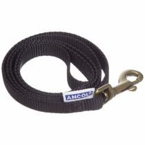 Ancol Viva Soft Touch Padded Snap Lead Black, Size 180 x 2.5 cm, Max kg 75 kg, Weather Proof