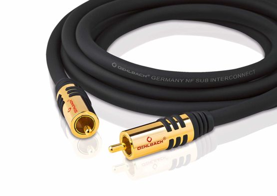Oehlbach NF - sub-woofer cable 8 m Black - Image 4
