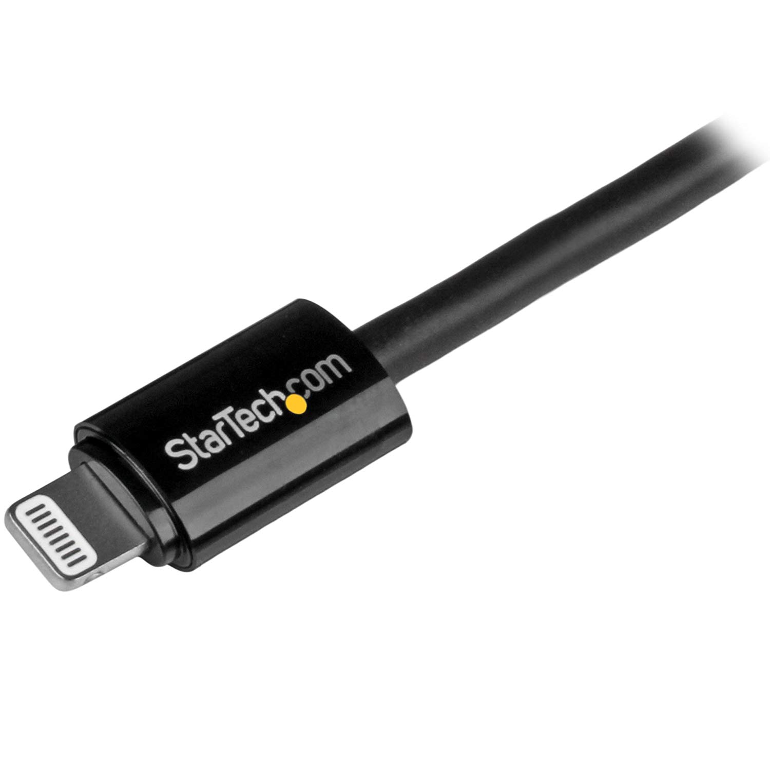 StarTech.com USBLT3MB 3 m (10 ft) Long Black Apple 8-Pin Lightning Connector to USB Cable for iPhone/iPod/iPad, Charge and Sync Cable - Image 3