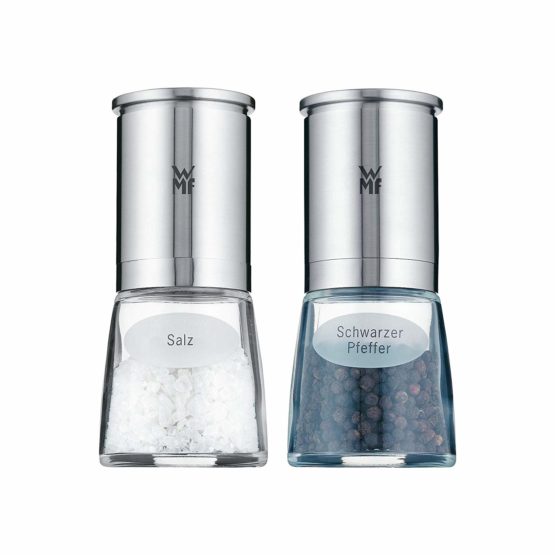 WMF 5 pc Condiment Set Ceramill De Luxe, Stainless Steel, Silver, 17 x 29.9 x 21.5 cm - Image 4