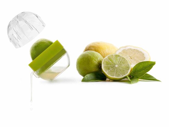 IBILI Mini Juice Extractor Clasica of Plastic, Green/Transparent, 7 x 7 x 8 cm - Image 2