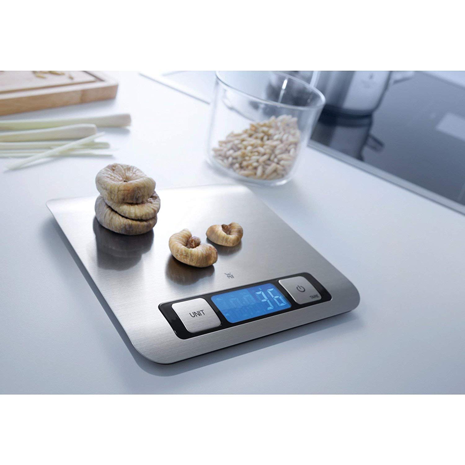 WMF 608716030 Kitchen Scale, Stainless Steel, Silver, 3.4 x 37 x 8.1 cm - Image 2