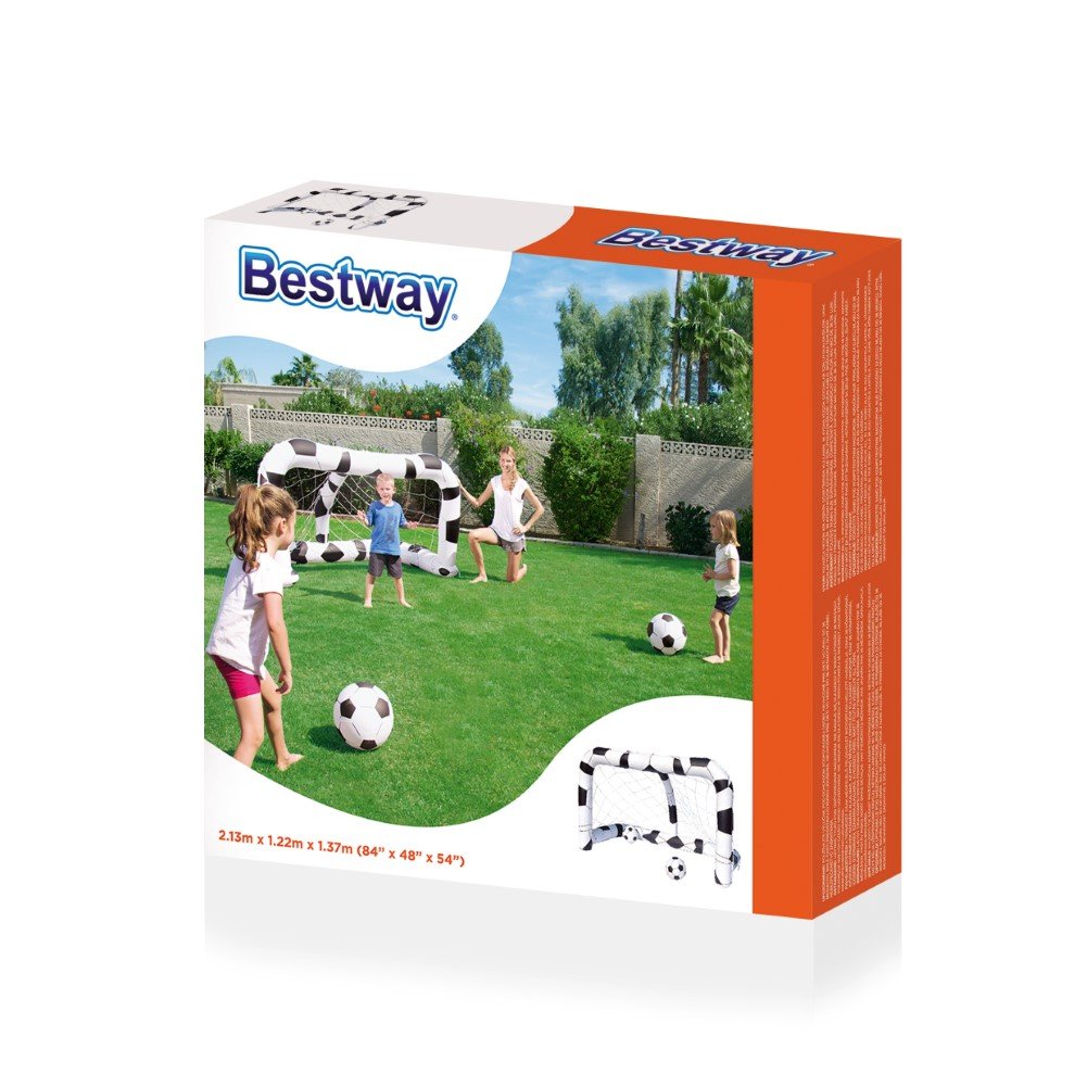 Bestway 84 x 48 x 54-inch Soccer Net, Football Frame, 84 x 48 x 54 inch - Image 3