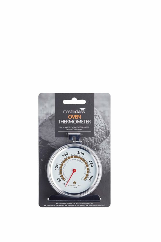 KitchenCraft MasterClass 50-300 degree Celsius Oven Thermometer, Stainless Steel, Silver - Image 3