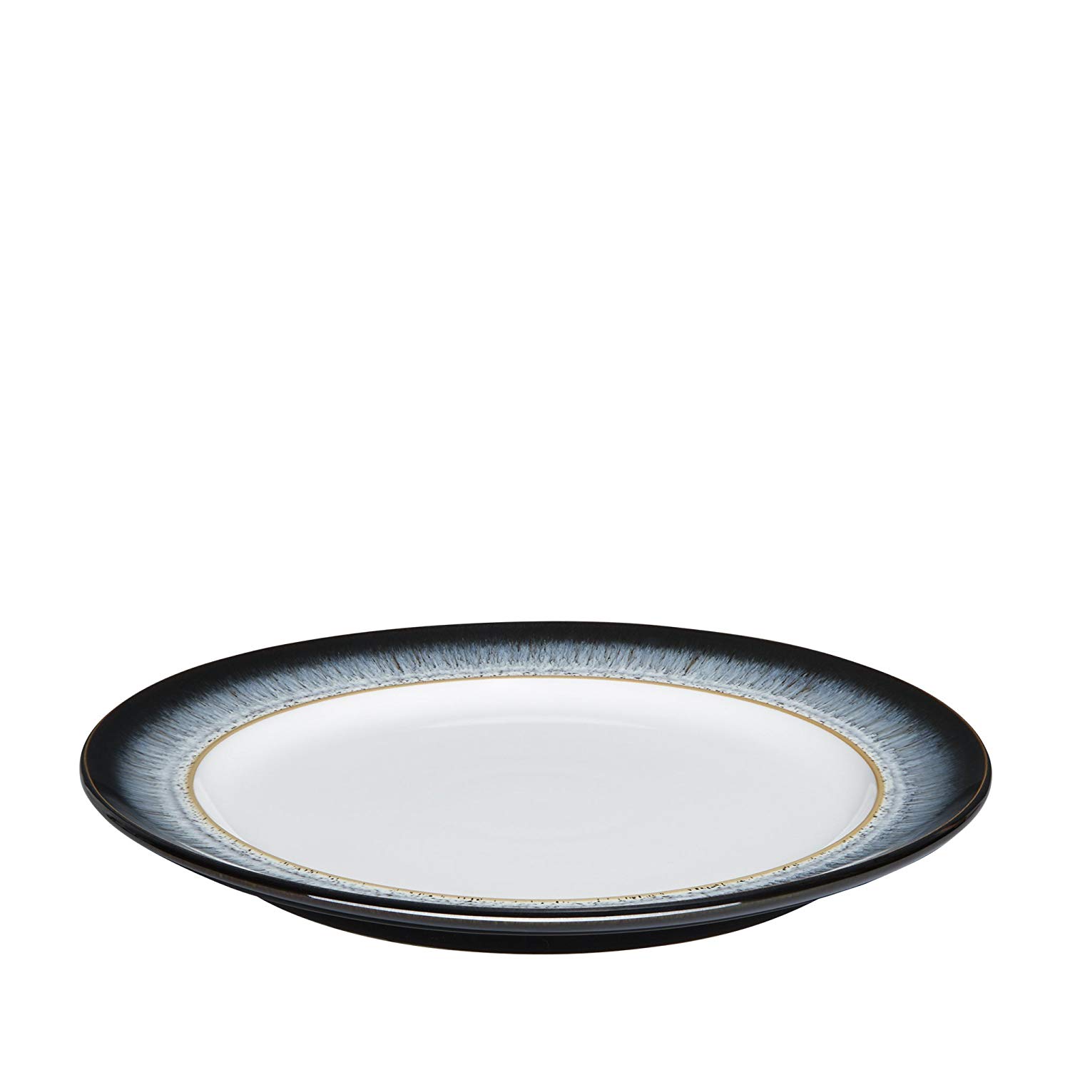 Denby Halo Dinner Plate, 28cm, Wide Rimmed Dinner Plate, 1 Plate