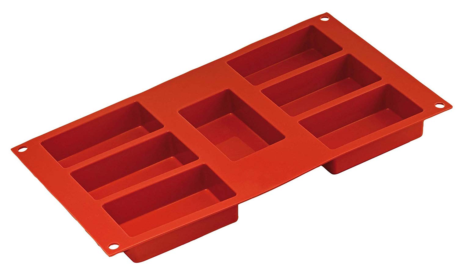 silikomart SF110 - Silicone NR. 7 Rectangles 87 X 48 H 24 MM Terracotta Nylon + CAV CLAS