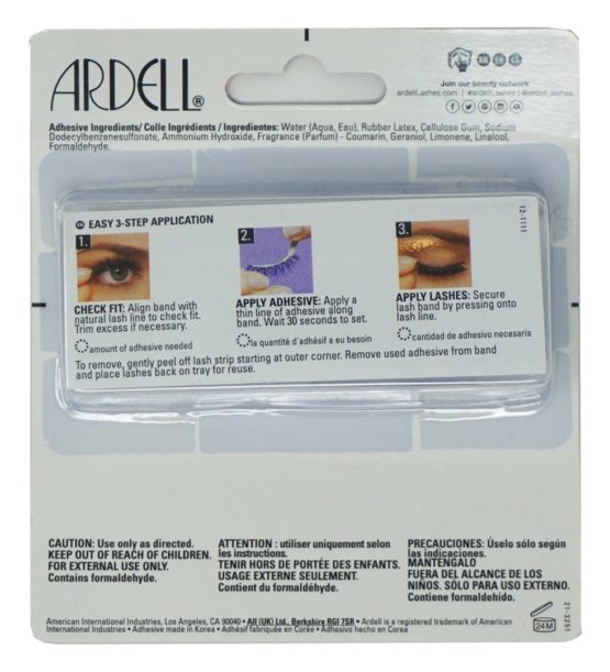 Ardell False Lashes Invisibands Wispies Black - Image 2