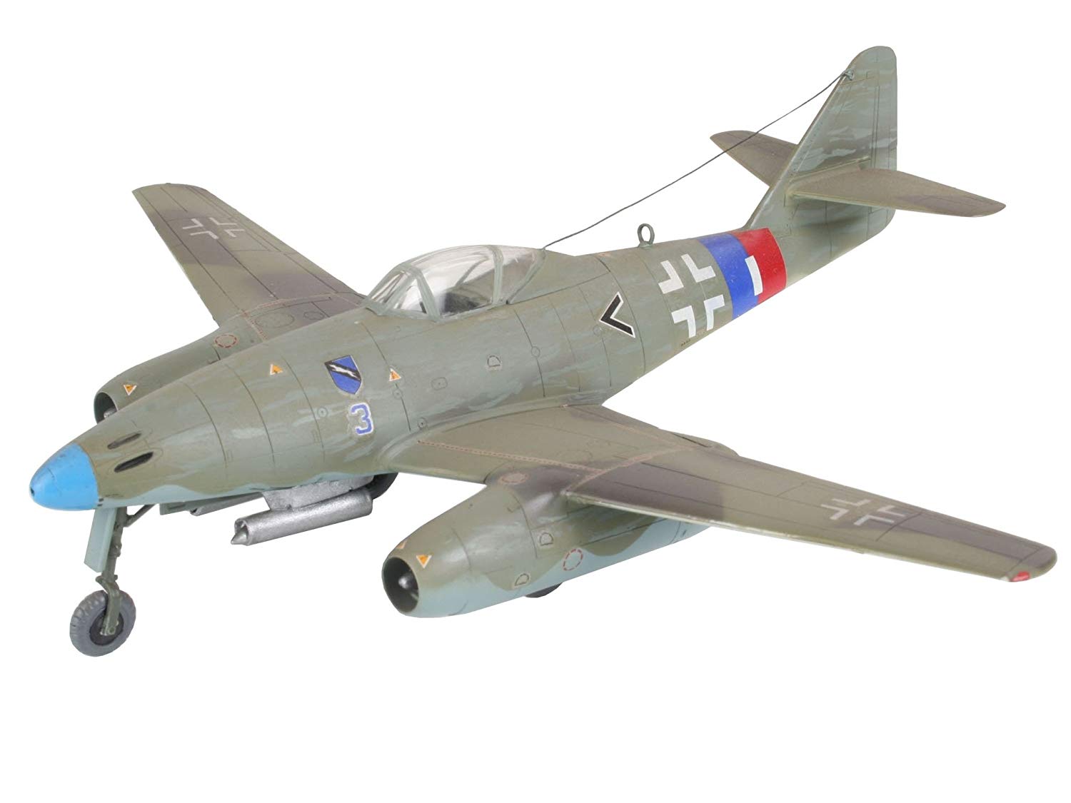 Revell 04166 Messerschmitt Me 262 A1a 1:72 Scale Unbuilt/Unpainted Plastic Model Kit, Camouflage, 1/72 - Image 3