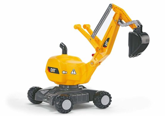 ROLLY TOYS S2642101 Caterpillar Mobile 360 Degree Excavator, Yellow