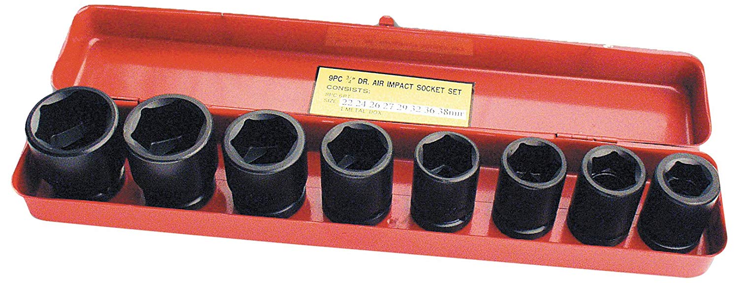 Mannesmann M 1517 Socket Set 3/4-Inch, Variety Pack
