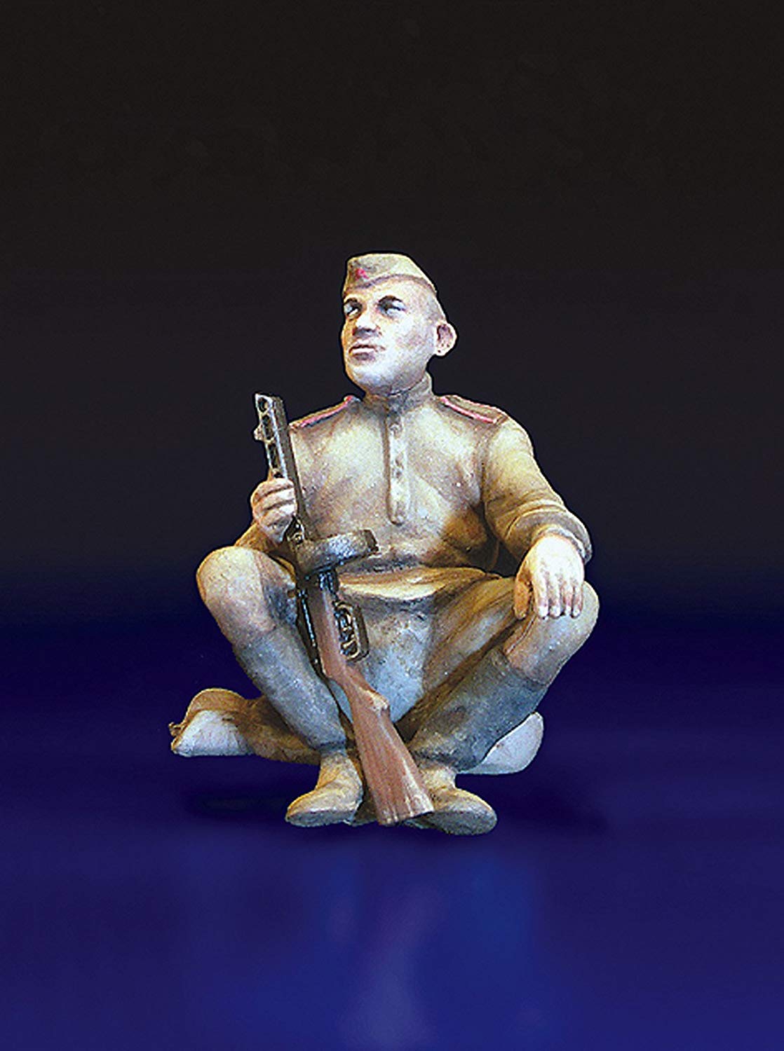 Miniart 1:35 Scale Soviet infantry at rest Plastic Model Kit, Earth tones, metallic, Small - Image 4