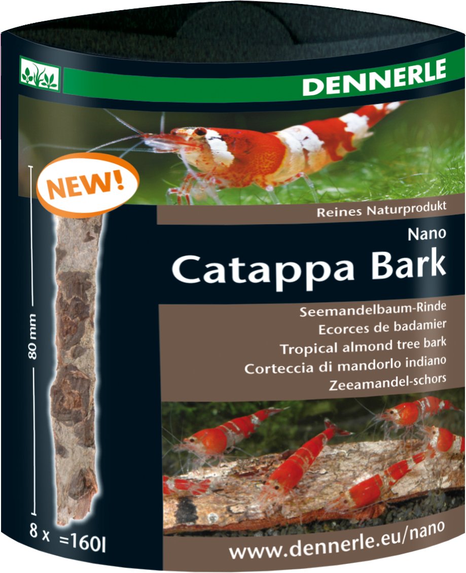 Dennerle Nano Catappa Bark Tropical Almond Tree Bark - 8 pcs