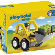 Playmobil 1.2.3 - 6775 Excavator with Driver and Box, for Ages 1.5+