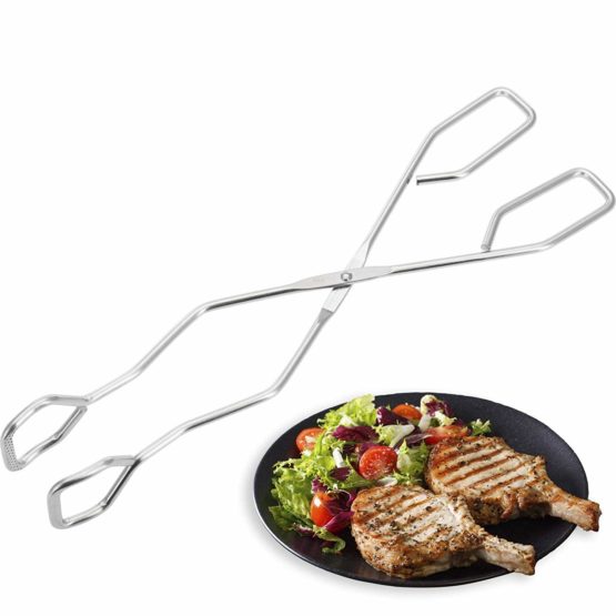 Westmark Kitchen and Serving Tongs, Grill Tongs, Stainless Steel, Length: 32.1 cm, Silver, 12712270