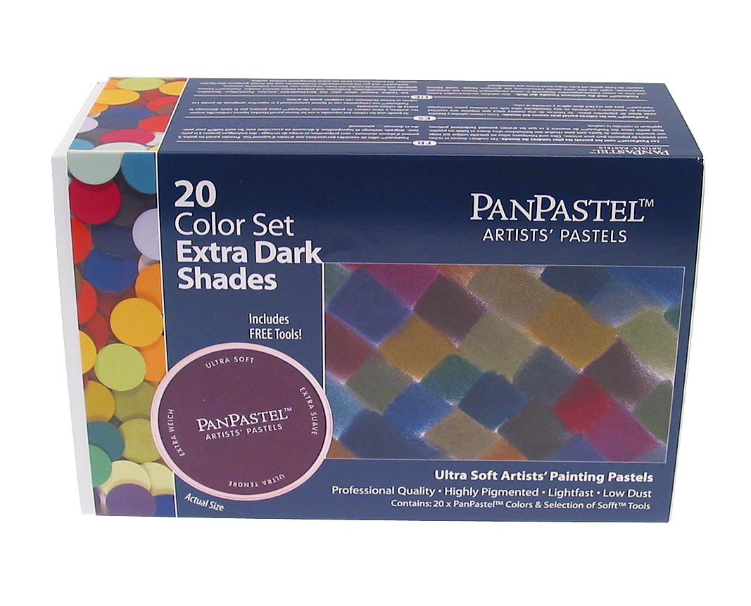 PanPastel 20 Colour Set - Extra Dark Shades Set, Multicolor, 1 count (Pack of 20) - Image 2