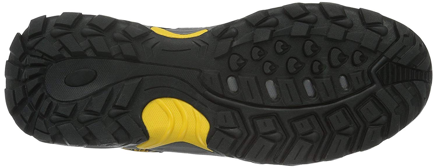 Brütting Men’s Mount Hunter High High Rise Hiking Shoes, Black (Black/Yellow), 6.5 UK, Black Black Yellow - Image 4