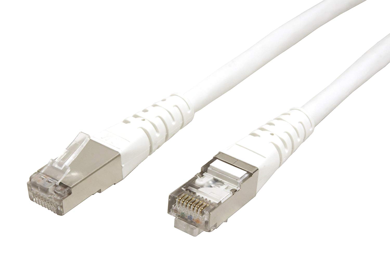 Roline 21151316 0.3 m S/FTP Cat 6 Ethernet Network LAN Cable with RJ45 Connector - White - Image 2