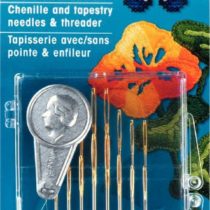 Prym Tapestry + Chenille Needles Assorted No. 18-22 Silver col with Threader