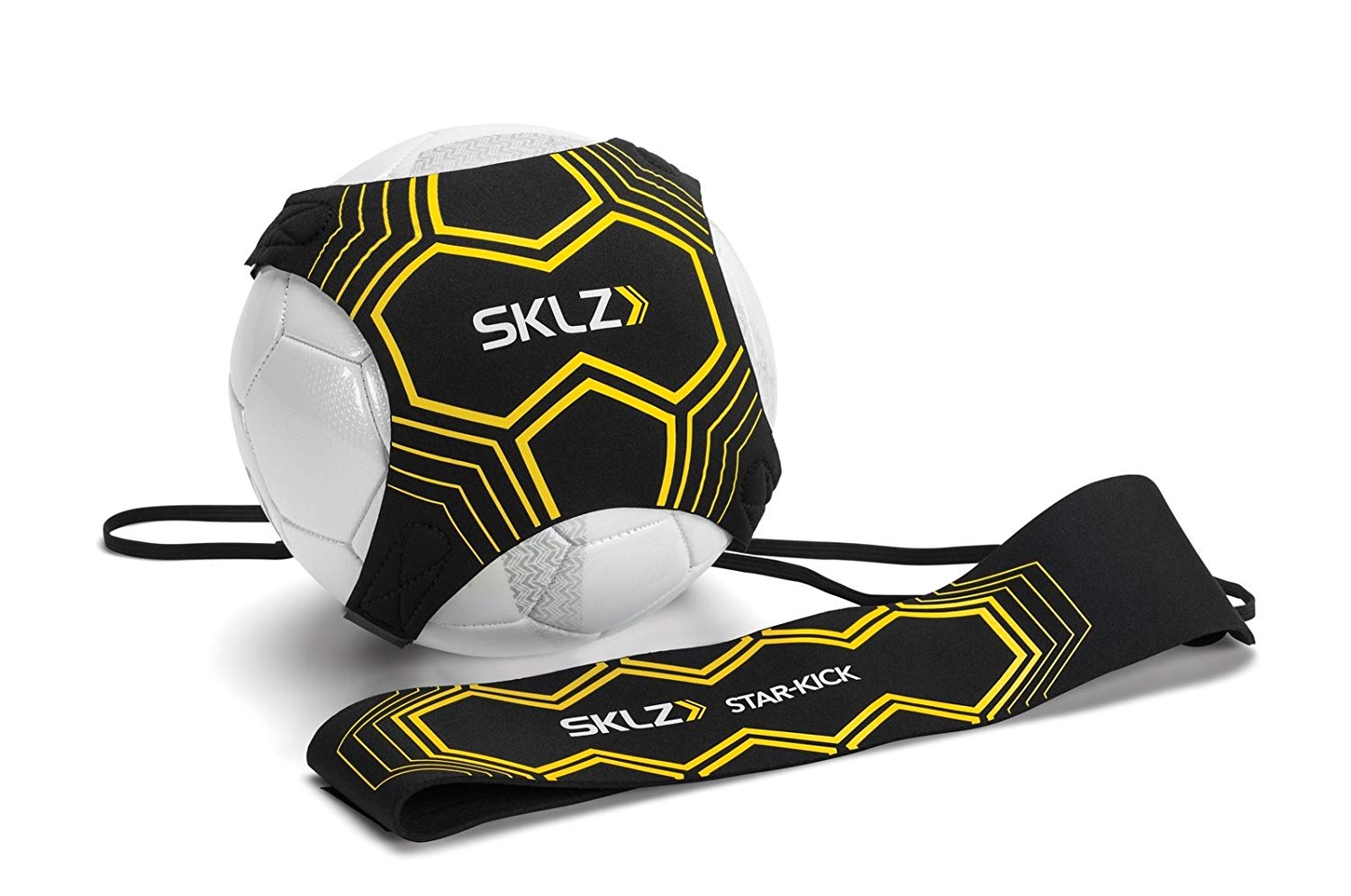 SKLZ Star-Kick Soccer Trainer, Maximise Touches and Improve Skills, Adjustable Neoprene Glove, Durable Cord Up to 5.5m - Image 4