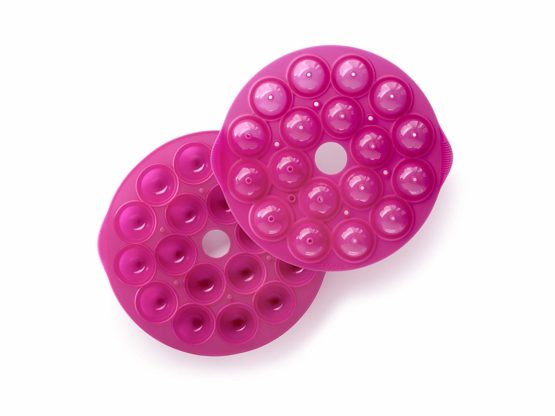 Lékué 500 ml 18 Cavity Cake Pops Tray, Pink