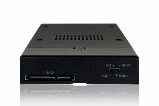 Icy Dock MB992SKR B Toug HARMOR Dual Bay RAID SATA SSD 6.4 cm (2.5 Inches) to 8.9 cm (3.5 inch Mobile Rack - Image 4