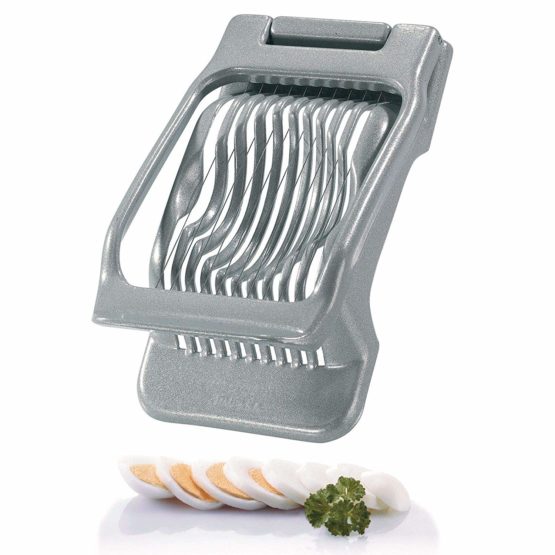 Westmark Egg Slicer For Round Or Oval Slices, Individually Tensioned Stainless Steel Cutting Wires, Aluminium/Stainless Steel, Duplex, Grey, 10202260
