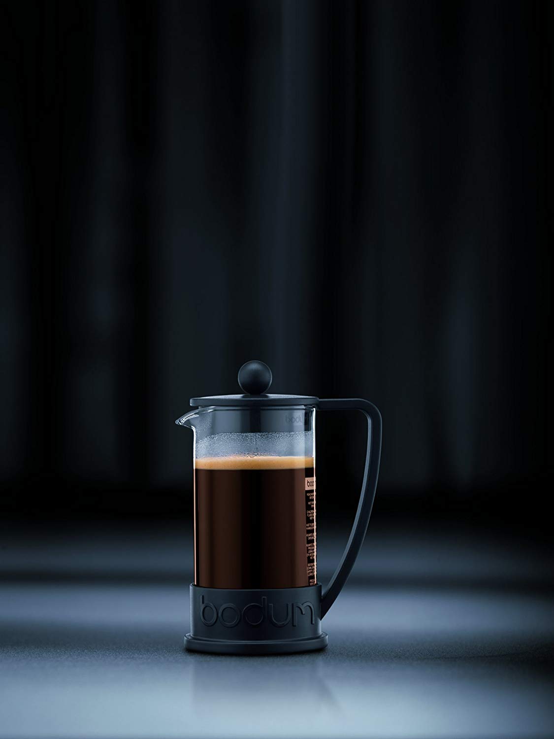 BODUM 10948-01 Brazil French Press Coffee Maker, Black, 3 Cups - Image 2