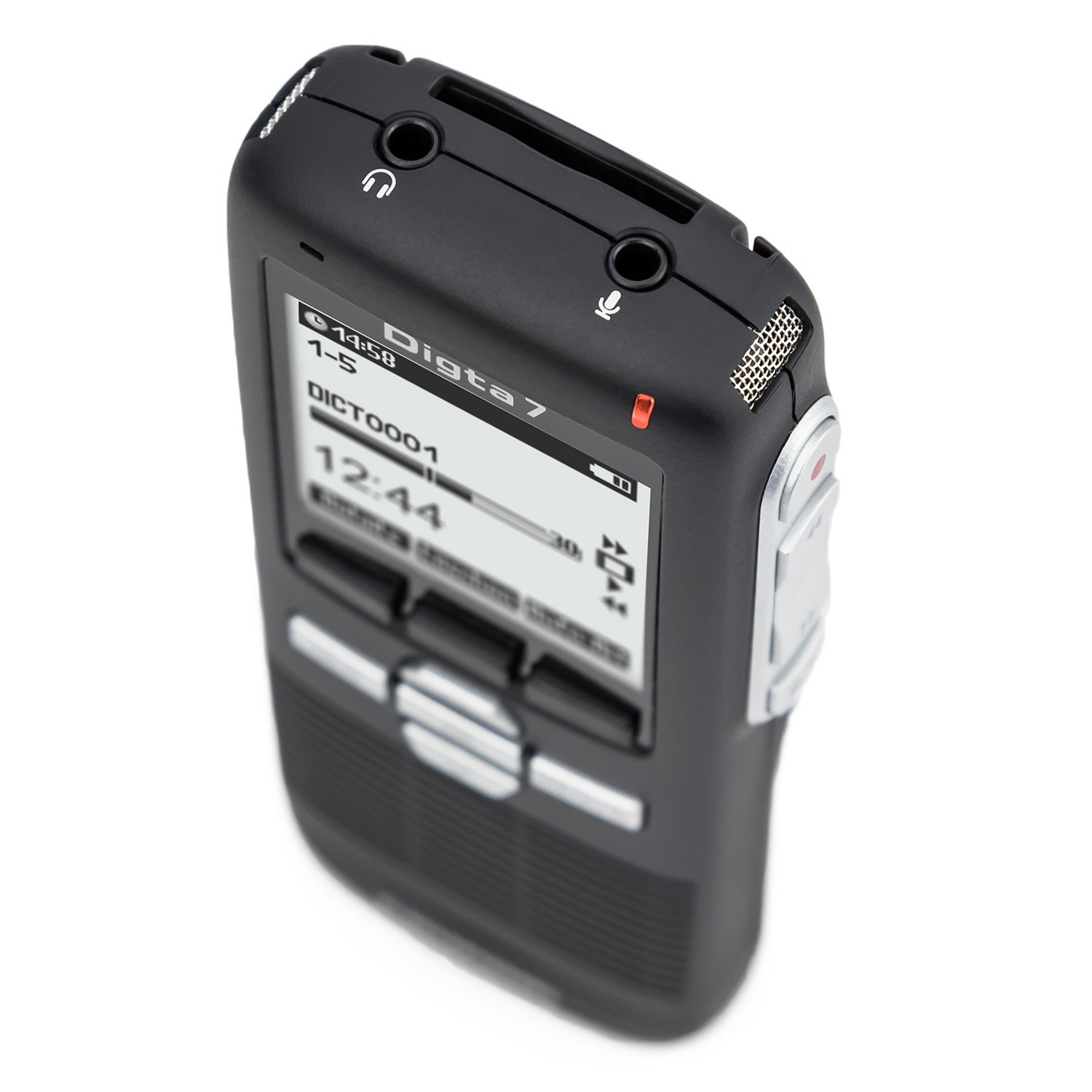 Grundig Digta 7 Push Type 701 Digital Voice Recorder Black - Image 4