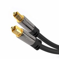 KabelDirekt – 0.5m Optical Digital Audio Cable/TOSLINK Cable (TOSLINK to TOSLINK, fibre optic cable, for Home Theater, PS4, XBOX) PRO Series