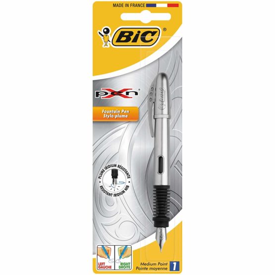 BIC Xpen Fountain Pen - Chrome, Pack of 1