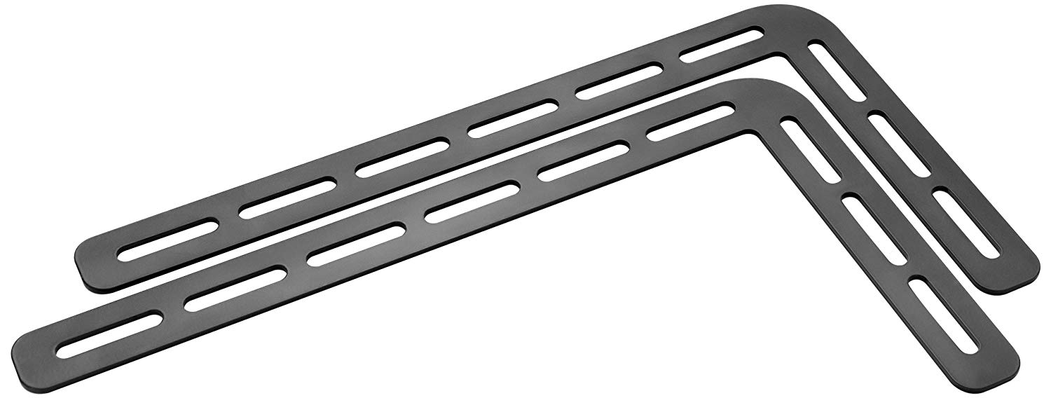 Meliconi Soundbar 1000 Universal Bracket Mount For Soundbar Speaker Made In Italy, Black, No
