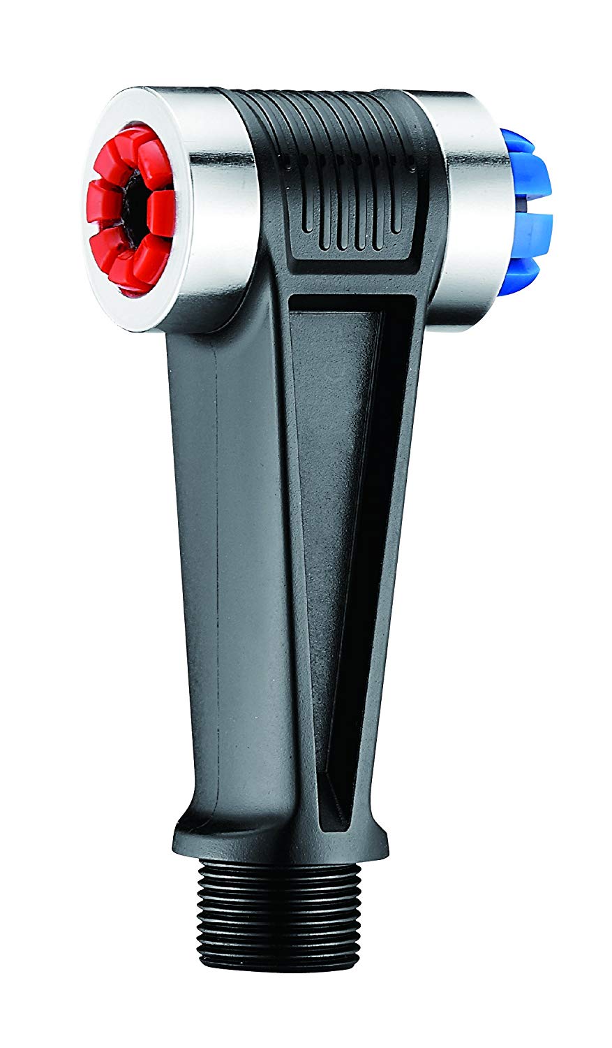 Beto EZ Head Foot Pump with Pressure Gauge, Red - Image 3