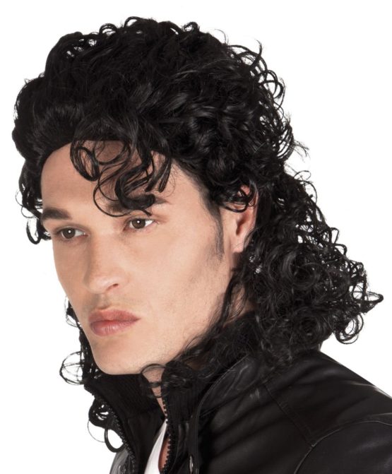 Boland 10103071 BOL85723 Michael J. Popstar Wig, Black, One Size
