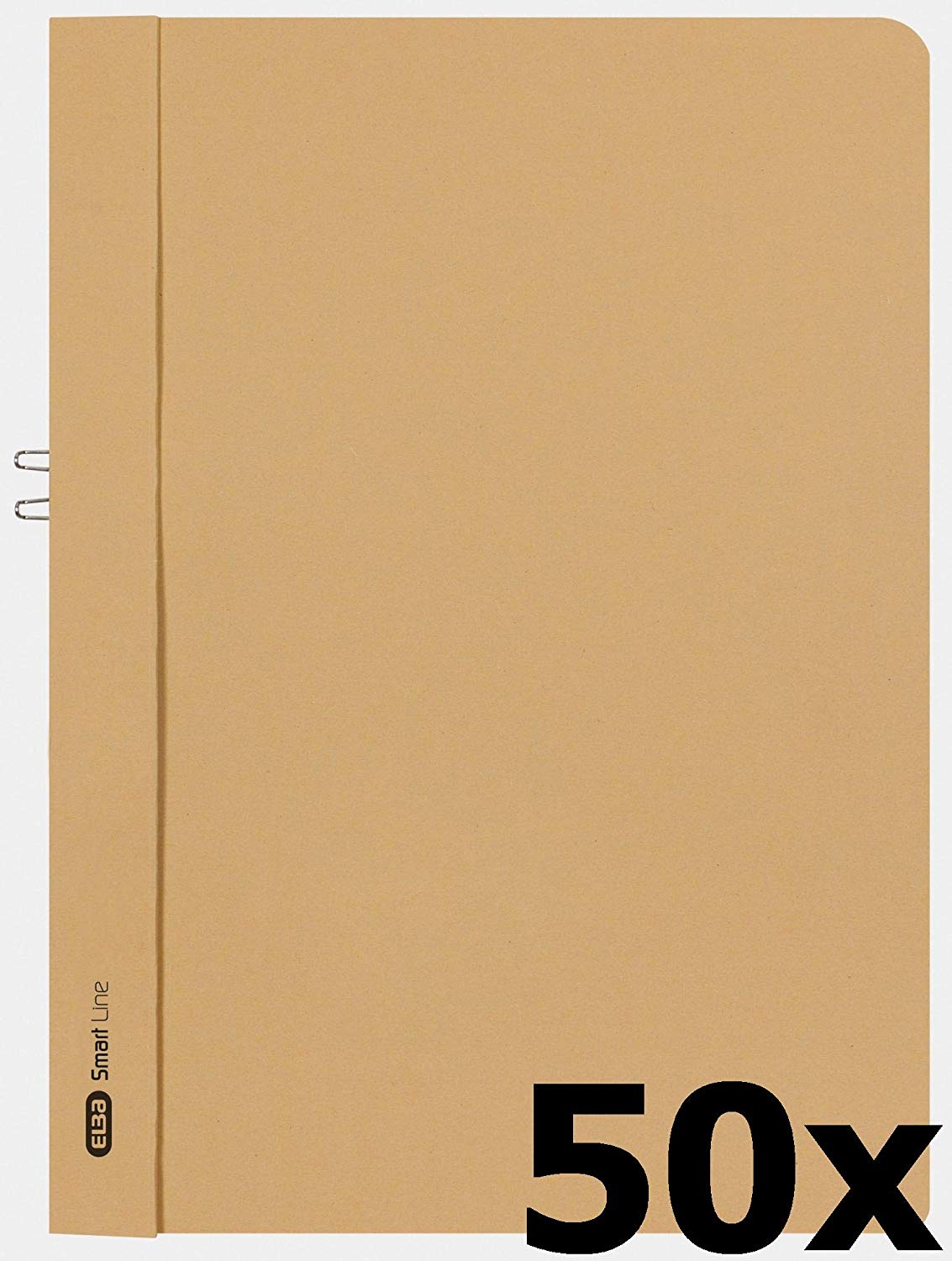 Elba 36450CH Manila Folder for Approximately 10 DIN A4 Pages 250 GSM Manila Cardboard Set of 50 Chamois