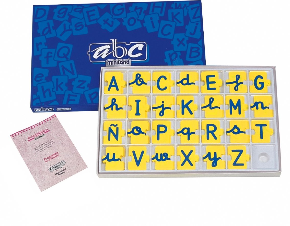 Miniland Miniland31875 Small and Capital Alphabet Case Set (169-Piece)