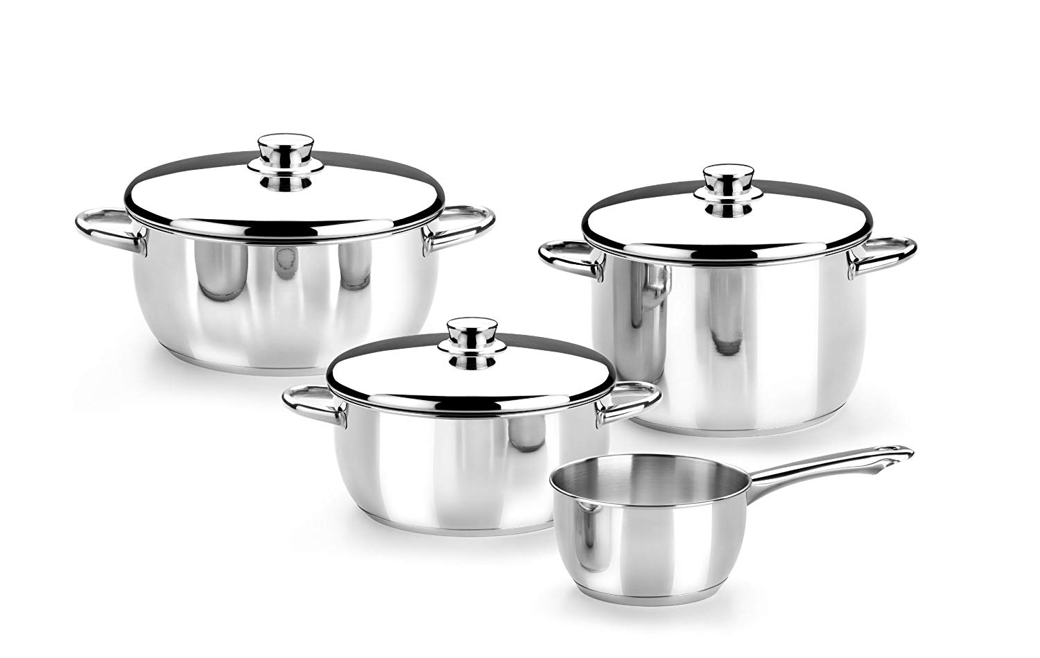 Monix Optima Stainless Steel Pot with Lid, 16 cm, Silver - Image 2