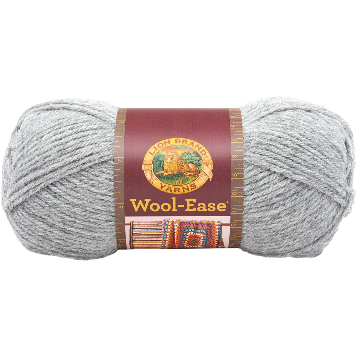 Lion Brand Yarn Wool-Ease, Soft, Worsted Weight Wool Blend Yarn for Knitting, Crochet, and Crafts, 1 Pack