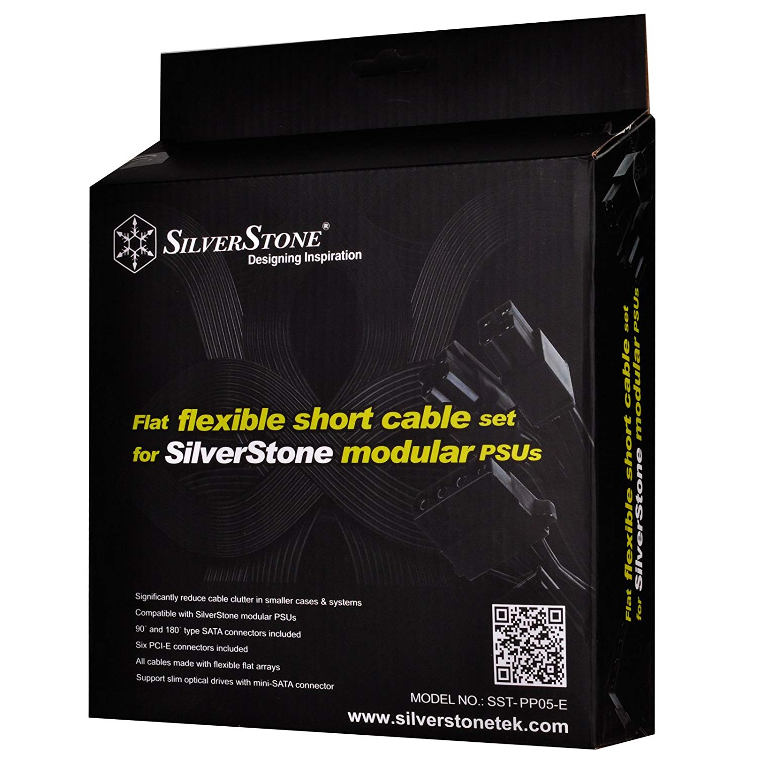 SilverStone SST-PP05-E - Short cable set for SilverStone PSU Strider Series 100% modular, kurz - Image 2
