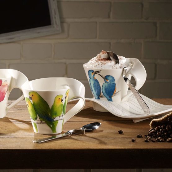 Villeroy & Boch New Wave Coffee Mug King Fisher, 300 ml, Height: 11 cm, Premium Porcelain, Blue/Multicolour, 1 Count (Pack of 1) - Image 2