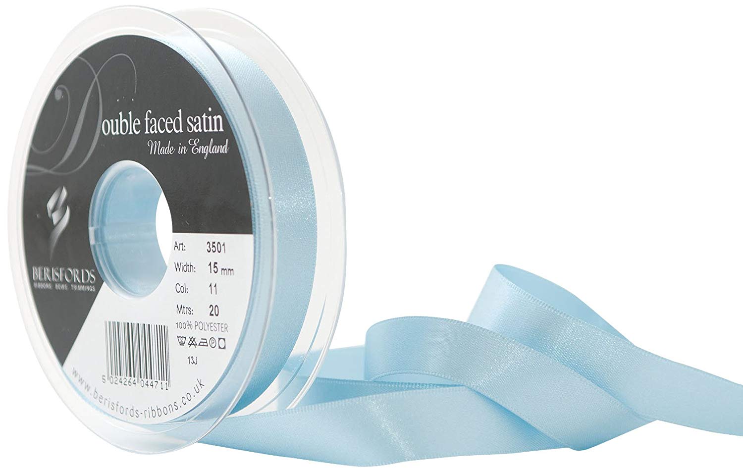 Berisfords Ribbon, Saxe, 20m, 3501-SX-15, 15 mm