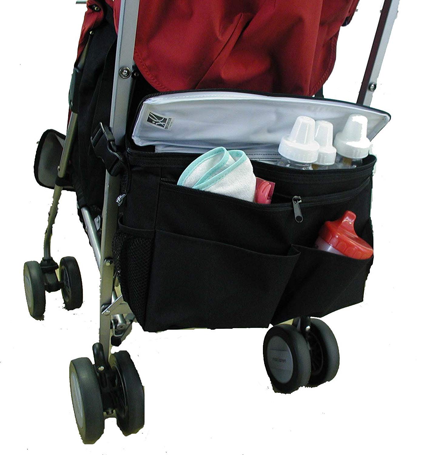 JL Childress Cool 'N Cargo Stroller Cooler (Black)
