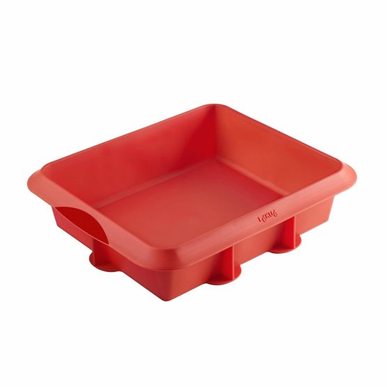 Lékué Lasagna Mould, Silicone, Red, 8 x 9.5