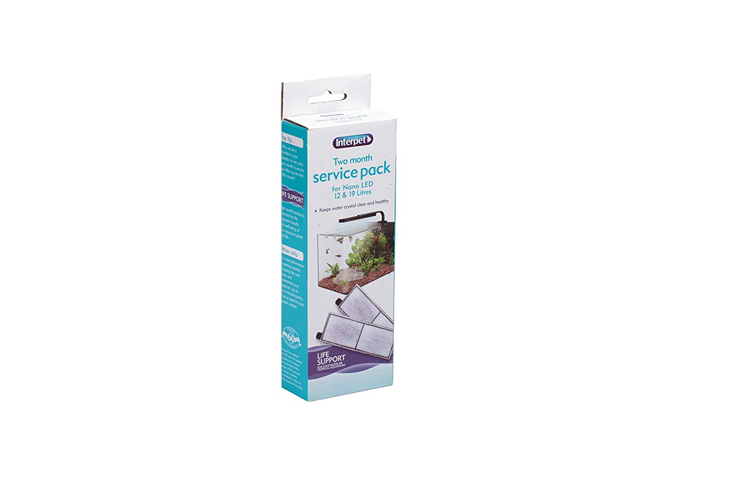 Interpet Two Month Service Pack for Nano LED Aquariums,12 x 19 inch, White, black - Image 3