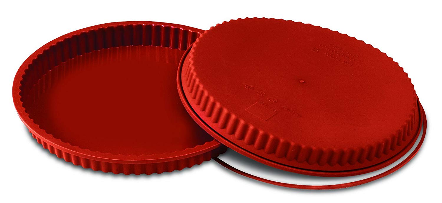 Silikomart SFT428 Crostata Silicone Flan and Tart Mould, 280 mm