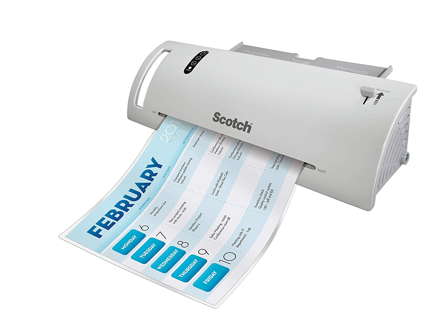 Scotch Letter size thermal laminating pouches, 3 mil, 11 1/2 x 9, 20/pack, Transparent, 20-Pack - Image 4