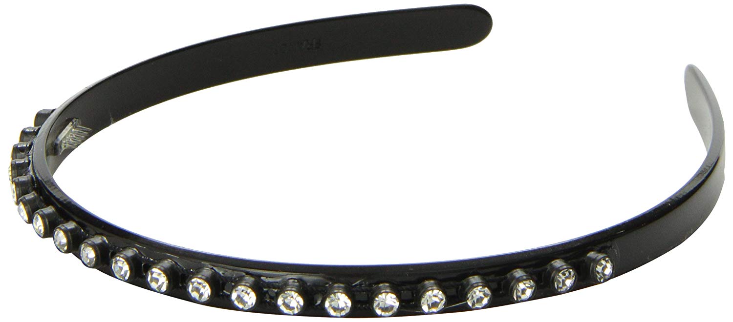 Caravan Hair Decoration Headband Number 4747, Black - Image 2