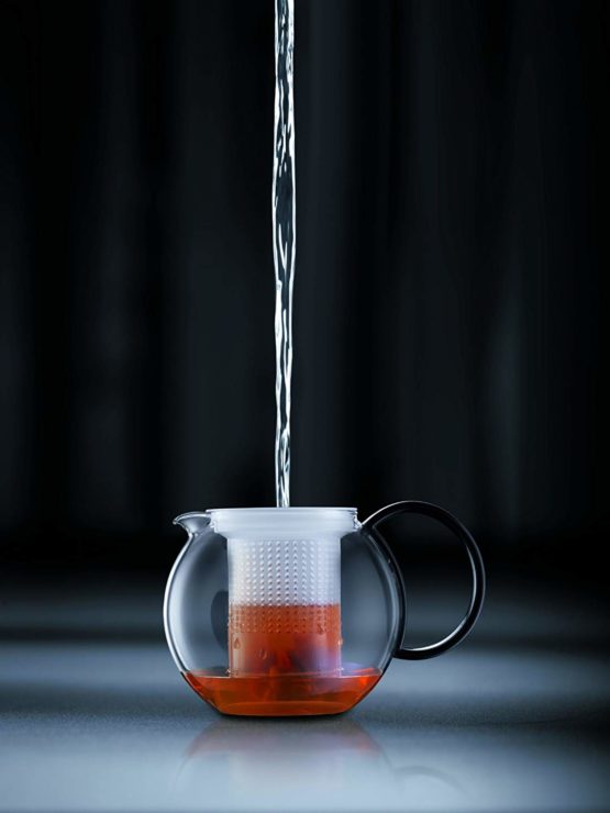 BODUM 1844-01 ASSAM Tea Maker (Plastic Strainer, Plastic Lid, 1.0 L/34 oz) - Black - Image 3