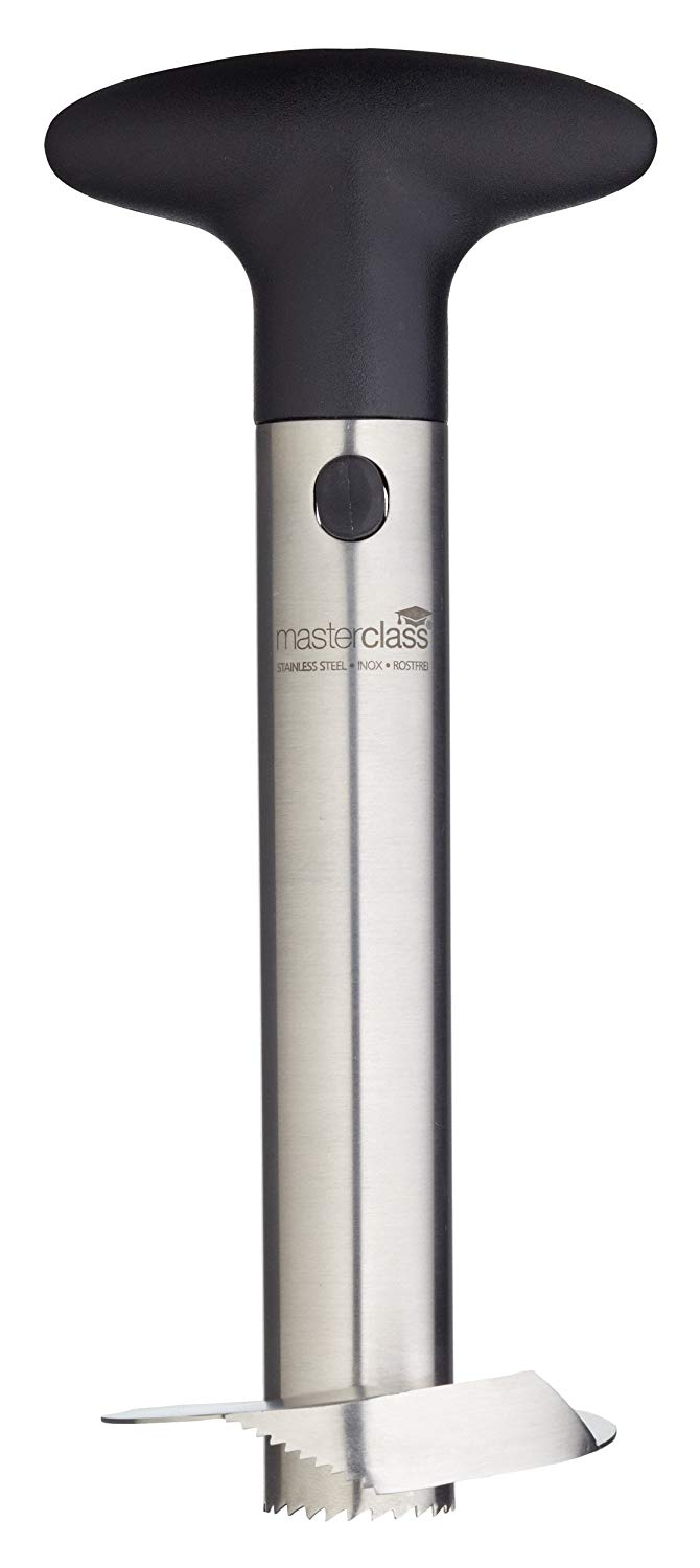 MasterClass Stainless Steel Pineapple Corer, Slicer and Peeler